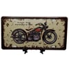 Amerika Birleşik DevletleriDünyadan HediyelerDNY-HD100497Keskin Hediyelik Eşya Ve TekstilDekoratif 3D Metal Plaka Harley Davidson 1933 Black And Mandarin Red 30cm
