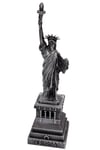Amerika Birleşik DevletleriDünyadan HediyelerDNY-HDY1685Keskin Hediyelik Eşya Ve TekstilMetal Özgürlük Heykeli Gümüş Vintage Dekor USA 25cm