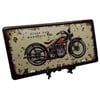 Amerika Birleşik DevletleriDünyadan HediyelerDNY-HD100497Keskin Hediyelik Eşya Ve TekstilDekoratif 3D Metal Plaka Harley Davidson 1933 Black And Mandarin Red 30cm