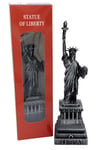 Amerika Birleşik DevletleriDünyadan HediyelerDNY-HDY1685Keskin Hediyelik Eşya Ve TekstilMetal Özgürlük Heykeli Gümüş Vintage Dekor USA 25cm