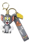 Amerika Birleşik DevletleriDünyadan HediyelerDNY-HD100628Keskin Hediyelik Eşya Ve TekstilTom ve Jerry 3D Karakter İkili Silikon Anahtarlık