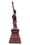Amerika Birleşik DevletleriDünyadan HediyelerDNY-HD100849Keskin Hediyelik Eşya Ve TekstilVintage Metal USA Özgürlük Heykeli Biblo Antik Bakır 18 cm