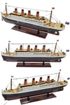 Amerika Birleşik DevletleriDünyadan HediyelerDNY-HDALK4614Keskin Hediyelik Eşya Ve TekstilTitanik Led Işıklı Ahşap Model 60cm Titanic Gemi Koleksiyon U60