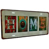 Amerika Birleşik DevletleriDünyadan HediyelerDNY-HD100553Keskin Hediyelik Eşya Ve TekstilDekoratif 3D Metal Plaka Home 30cm