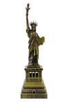 Amerika Birleşik DevletleriDünyadan HediyelerDNY-HD100848Keskin Hediyelik Eşya Ve TekstilVintage Metal USA Özgürlük Heykeli Biblo Antik Bronz 18 cm