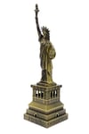 Amerika Birleşik DevletleriDünyadan HediyelerDNY-HD100848Keskin Hediyelik Eşya Ve TekstilVintage Metal USA Özgürlük Heykeli Biblo Antik Bronz 18 cm