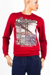 Amerika Birleşik DevletleriDünyadan HediyelerDNY-HD100019Keskin Hediyelik Eşya Ve TekstilKaliforniya Unisex Pamuklu Slim Fit Sweatshirt Medium