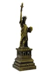 Amerika Birleşik DevletleriDünyadan HediyelerDNY-HD100846Keskin Hediyelik Eşya Ve TekstilVintage Metal USA Özgürlük Heykeli Biblo Antik Bronz 15 cm