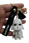 Amerika Birleşik DevletleriDünyadan HediyelerDNY-HD100478Keskin Hediyelik Eşya Ve TekstilStar Wars Darth Vader Figür Beyaz Silikon Metal Anahtarlık