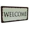 Amerika Birleşik DevletleriDünyadan HediyelerDNY-HD100558Keskin Hediyelik Eşya Ve TekstilDekoratif 3D Metal Plaka Welcome 30cm