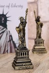 Amerika Birleşik DevletleriDünyadan HediyelerDNY-HD100433Keskin Hediyelik Eşya Ve TekstilMetal Özgürlük Heykeli Gold Vintage Dekor USA 25cm