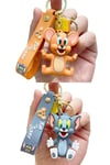 Amerika Birleşik DevletleriDünyadan HediyelerDNY-HD100628Keskin Hediyelik Eşya Ve TekstilTom ve Jerry 3D Karakter İkili Silikon Anahtarlık