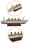 Amerika Birleşik DevletleriDünyadan HediyelerDNY-HDALK4614Keskin Hediyelik Eşya Ve TekstilTitanik Led Işıklı Ahşap Model 60cm Titanic Gemi Koleksiyon U60