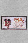 Amerika Birleşik DevletleriDünyadan HediyelerPLKUSA-03Keskin Hediyelik Eşya Ve TekstilDekoratif 3D Metal Plaka USA New York 30cm