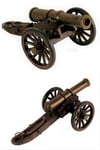 Amerika Birleşik DevletleriDünyadan HediyelerDNY-DHC1317SVS2Keskin Hediyelik Eşya Ve TekstilVintage Amerikan İç Savaş Topu Nostaljik Metal Top Arabası 31cm