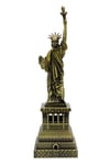 Amerika Birleşik DevletleriDünyadan HediyelerDNY-HD100848Keskin Hediyelik Eşya Ve TekstilVintage Metal USA Özgürlük Heykeli Biblo Antik Bronz 18 cm