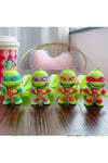 Amerika Birleşik DevletleriDünyadan HediyelerDNY-HD100636Keskin Hediyelik Eşya Ve TekstilNinja Turtles 3D Leonardo Raphael Michelangelo Donatello Silikon Anahtarlık Dörtlü Set
