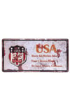 Amerika Birleşik DevletleriDünyadan HediyelerPLKUSA-03Keskin Hediyelik Eşya Ve TekstilDekoratif 3D Metal Plaka USA New York 30cm