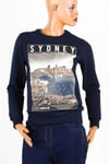 AvustralyaDünyadan HediyelerDNY-HD100035Keskin Hediyelik Eşya Ve TekstilSidney Unisex Pamuklu Slim Fit Sweatshirt Small