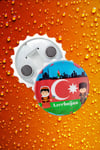 AzerbaycanDünyadan HediyelerDNY-HD100924Keskin Hediyelik Eşya Ve TekstilAzerbaycan Temalı Magnet Kapak Açacak