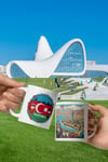 AzerbaycanDünyadan HediyelerDNY-HDMUGB46Keskin Hediyelik Eşya Ve TekstilAzerbaycan Kupa Bardak 2 Adet Seyahat Hatıra Azerbaijan Mug