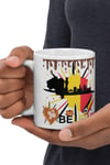 BelçikaDünyadan HediyelerDNY-HDMUGB03Keskin Hediyelik Eşya Ve TekstilBelçika Kupa Bardak 2 Adet Seyahat Hatıra Belgium Mug