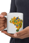 BrezilyaDünyadan HediyelerDNY-HDMUGB31Keskin Hediyelik Eşya Ve TekstilBrezilya Kupa Bardak 2 Adet Seyahat Hatıra Brazil Mug
