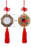 ÇinDünyadan HediyelerDNY-HD100266Keskin Hediyelik Eşya Ve TekstilÇin Feng Shui Bagua Bakır Ayna 14 cm Köşeli