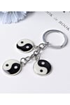 ÇinDünyadan HediyelerDNY-HD100367Keskin Hediyelik Eşya Ve TekstilÜçlü Yin Yang Metal Anahtarlık Tai Chi Feng Shui Taijitu