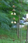ÇinDünyadan HediyelerDNY-HD100372MS35BKeskin Hediyelik Eşya Ve TekstilFeng Shui Metal Rüzgar Çanı İki Katlı Bereket Filleri 6 Çan
