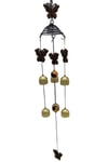 ÇinDünyadan HediyelerDNY-HD100375TL322CKeskin Hediyelik Eşya Ve TekstilFeng Shui Metal Rüzgar Çanı İki Katlı Kelebek Temalı 6 Çan