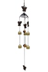 ÇinDünyadan HediyelerDNY-HD100375TL322CKeskin Hediyelik Eşya Ve TekstilFeng Shui Metal Rüzgar Çanı İki Katlı Kelebek Temalı 6 Çan