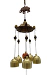 ÇinDünyadan HediyelerDNY-HD100378MS35DKeskin Hediyelik Eşya Ve TekstilFeng Shui Metal Rüzgar Çanı Şans Bereket Filleri No.1