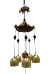 ÇinDünyadan HediyelerDNY-HD100378MS35DKeskin Hediyelik Eşya Ve TekstilFeng Shui Metal Rüzgar Çanı Şans Bereket Filleri No.1