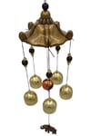 ÇinDünyadan HediyelerDNY-HD100378MS35DKeskin Hediyelik Eşya Ve TekstilFeng Shui Metal Rüzgar Çanı Şans Bereket Filleri No.1