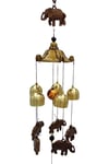 ÇinDünyadan HediyelerDNY-HD100379MS35EKeskin Hediyelik Eşya Ve TekstilFeng Shui Metal Rüzgar Çanı Şans Bereket Filleri No.2