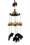 ÇinDünyadan HediyelerDNY-HD100379MS35EKeskin Hediyelik Eşya Ve TekstilFeng Shui Metal Rüzgar Çanı Şans Bereket Filleri No.2