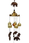 ÇinDünyadan HediyelerDNY-HD100379MS35EKeskin Hediyelik Eşya Ve TekstilFeng Shui Metal Rüzgar Çanı Şans Bereket Filleri No.2