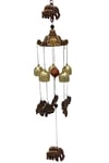 ÇinDünyadan HediyelerDNY-HD100401MS35EKeskin Hediyelik Eşya Ve TekstilFeng Shui Metal Rüzgar Çanı Şans Yavrulu Bereket Filleri