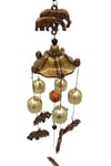 ÇinDünyadan HediyelerDNY-HD100401MS35EKeskin Hediyelik Eşya Ve TekstilFeng Shui Metal Rüzgar Çanı Şans Yavrulu Bereket Filleri