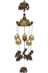 ÇinDünyadan HediyelerDNY-HD100401MS35EKeskin Hediyelik Eşya Ve TekstilFeng Shui Metal Rüzgar Çanı Şans Yavrulu Bereket Filleri