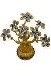 ÇinDünyadan HediyelerDNY-HD100521Keskin Hediyelik Eşya Ve TekstilFeng Shui Altın Bonsai Şans Servet Ağacı Bükülebilir Dallı Çiçekli 22cm