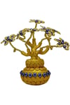 ÇinDünyadan HediyelerDNY-HD100521Keskin Hediyelik Eşya Ve TekstilFeng Shui Altın Bonsai Şans Servet Ağacı Bükülebilir Dallı Çiçekli 22cm