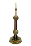 ÇinDünyadan HediyelerDNY-HD100855Keskin Hediyelik Eşya Ve TekstilVintage Metal Shanghai Oriental Pearl Tv Tower Biblo Antik Bronz 14 cm