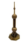 ÇinDünyadan HediyelerDNY-HD100856Keskin Hediyelik Eşya Ve TekstilVintage Metal Shanghai Oriental Pearl Tv Tower Biblo Antik Bronz 18 cm