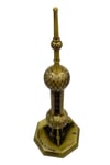 ÇinDünyadan HediyelerDNY-HD100856Keskin Hediyelik Eşya Ve TekstilVintage Metal Shanghai Oriental Pearl Tv Tower Biblo Antik Bronz 18 cm