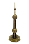 ÇinDünyadan HediyelerDNY-HD100856Keskin Hediyelik Eşya Ve TekstilVintage Metal Shanghai Oriental Pearl Tv Tower Biblo Antik Bronz 18 cm