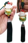 ÇinDünyadan HediyelerDNY-HD101470Keskin Hediyelik Eşya Ve TekstilFeng Shui Maneki Neko Şans Kedisi Yeşil No.1
