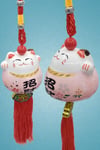 ÇinDünyadan HediyelerDNY-HD101471Keskin Hediyelik Eşya Ve TekstilFeng Shui Maneki Neko Şans Kedisi Pembe No.2