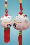 ÇinDünyadan HediyelerDNY-HD101471Keskin Hediyelik Eşya Ve TekstilFeng Shui Maneki Neko Şans Kedisi Pembe No.2